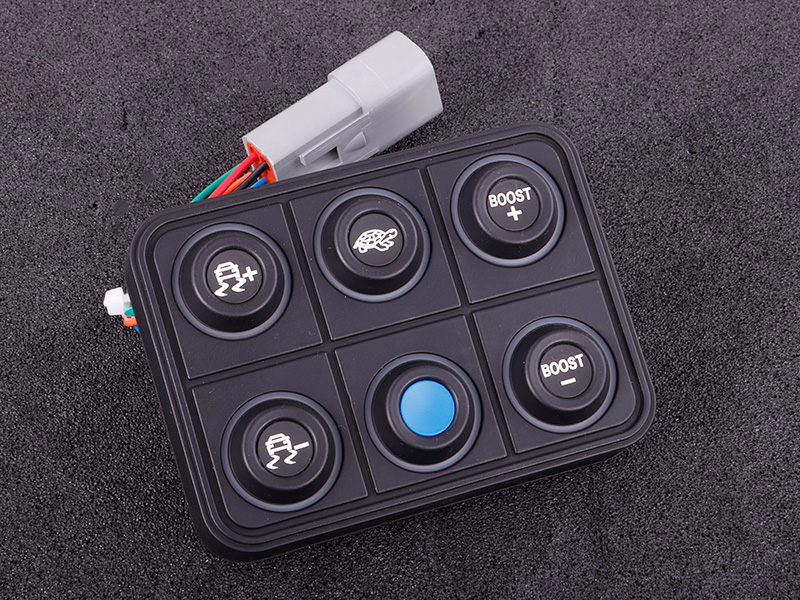 [MAXXECU-2010] MaxxECU CAN keypad (6 keys) multi color LED