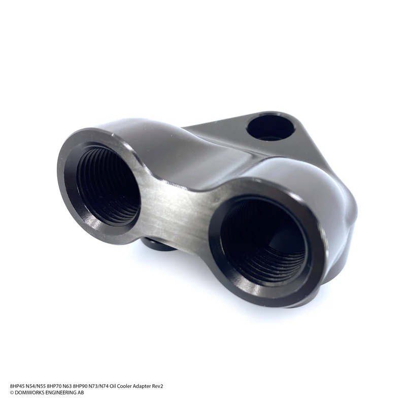 [DOMIWORKS-22001002] Domiworks 8HP Oil Cooler Adapter N54/N55 N63 N73/N74 Type 2