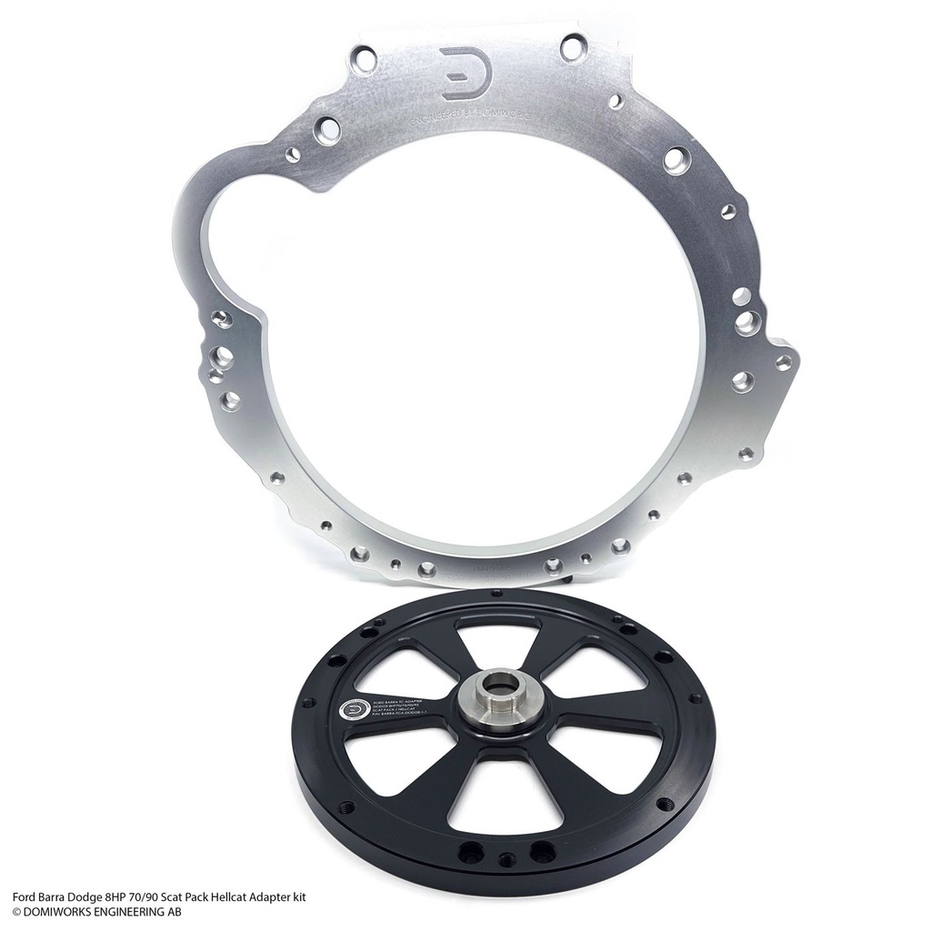 [DOMIWORKS-21005003] Domiworks Ford Barra 8HP Scat Pack 8HP90 Hellcat Adapter Kit