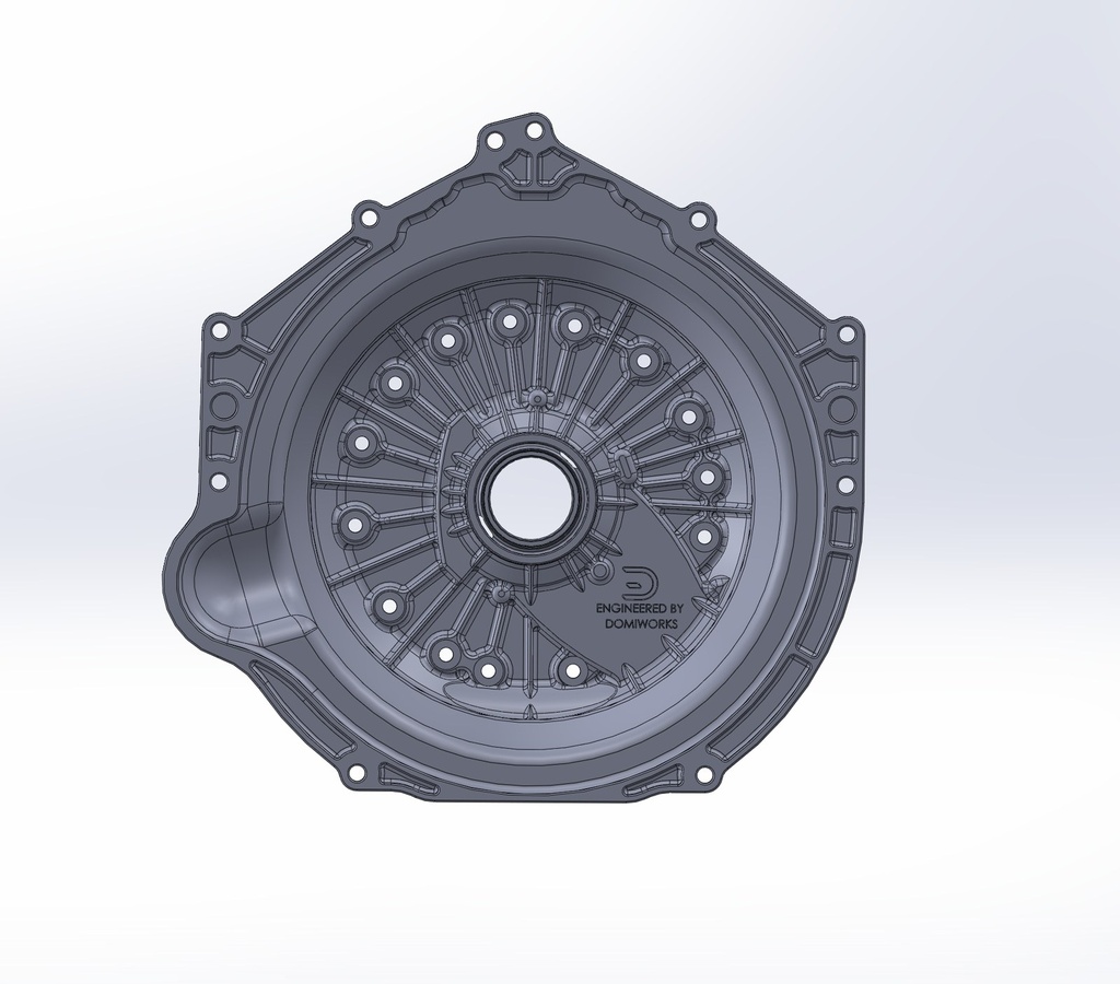 [DOMIWORKS-25004003] Domiworks Chevy LS/LT/SB/BB Ultim8HP Bellhousing kit for 8HP 90/95 - LS 6-bolt